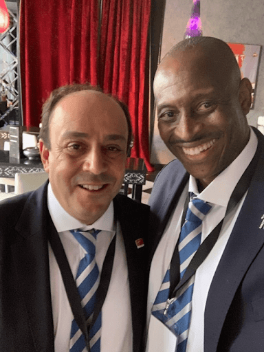 Herbert Mensah Congratulates Rugby Africa President, Khaled Babbou, on Becoming a Member of the new World Rugby EXCO
